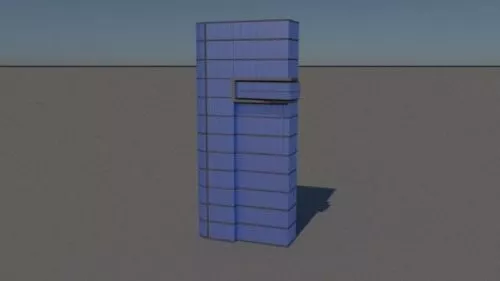 Tower Landing Building 3d model
