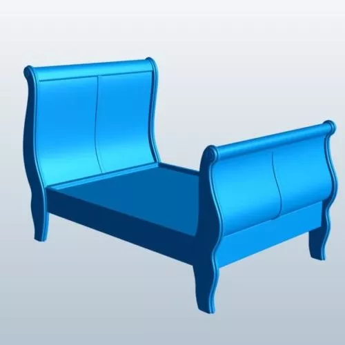Christmas Cart Sleigh 3d model