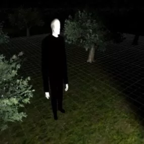 Slenderman Monster Character 3d model