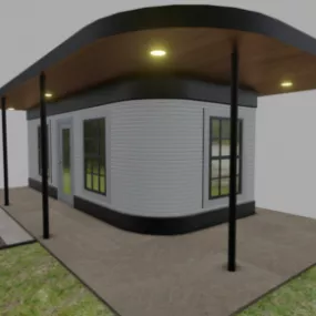 Small House Design 3d model
