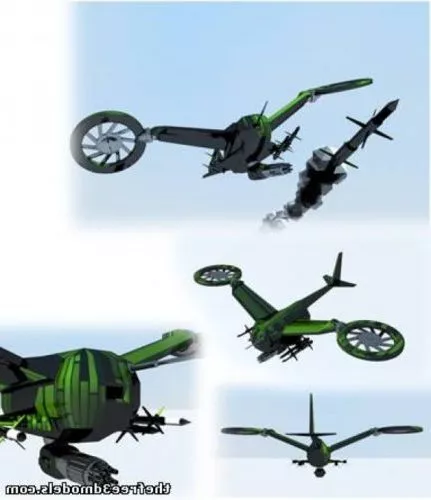 Small Chopper Vehicle 3d model Small Chopper Vehicle 3d model