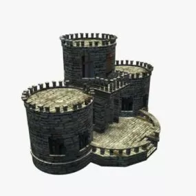 Small Stone Castle 3d model