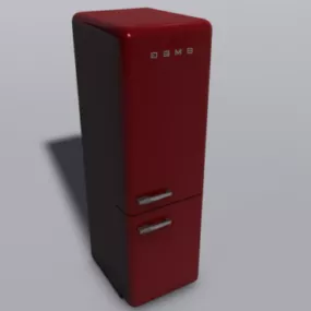 Smeg Fridge 3d model