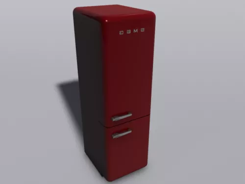 Smeg Fridge 3d model Smeg Fridge 3d model