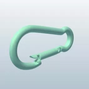 Metal Snap Hook V1 3d model