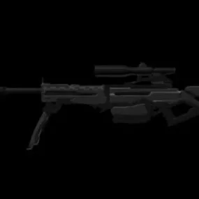 Sniper Military Gun 3d model