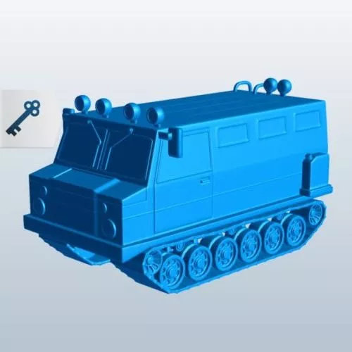 Snowcat Vehicle 3d model Snowcat Vehicle 3d model