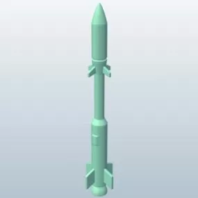 Sounding Rocket Printable 3d model