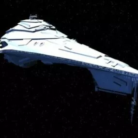 Sovereign Spaceship Destroyer 3d model