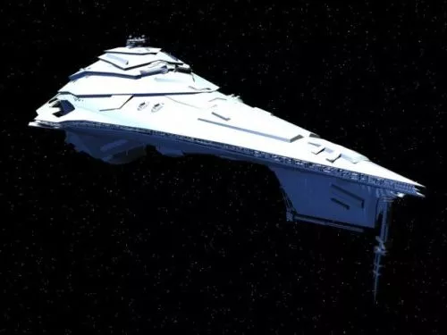 Crescent Spacecraft 3d model