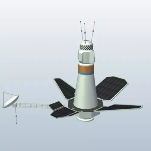 Alpaca Spaceship Design 3d model