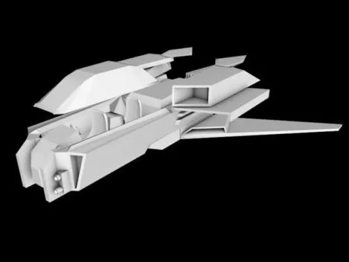 Spaceship Starfighter 3d model