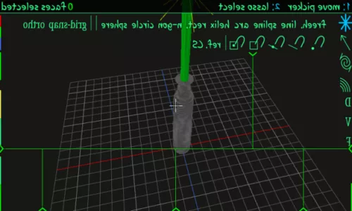 Lightsaber Lowpoly 3d model