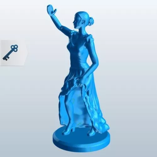 Female Character Genesis Cosplay 3d model