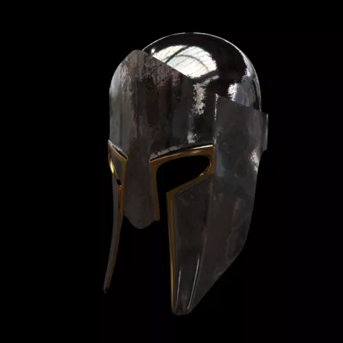 Spartan warrior Helmet 3d model Spartan warrior Helmet 3d model