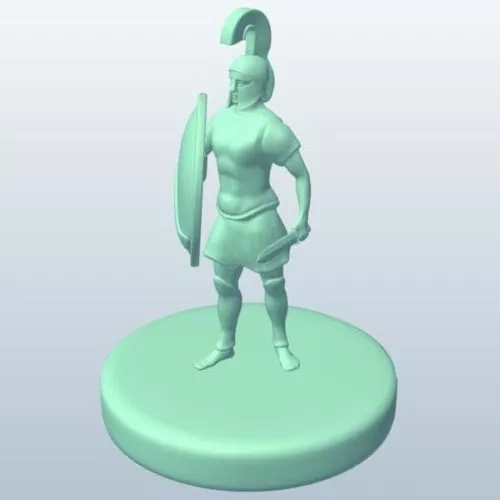 Spartan Warrior With Dagger 3d model Spartan Warrior With Dagger 3d model