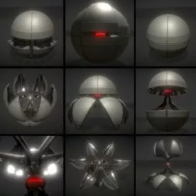 Sphere Robot Basic Design 3d model