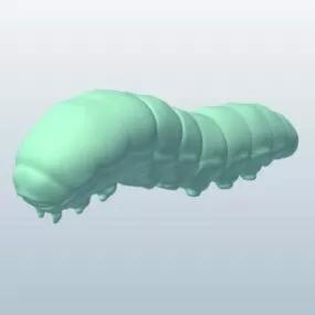 Swallowtail Caterpillar Insect 3d model