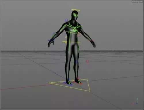 Spider Man Character Rigged 3d model Spider Man Character Rigged 3d model