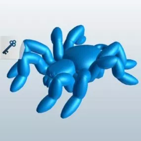 Fat Spider Printable 3d model