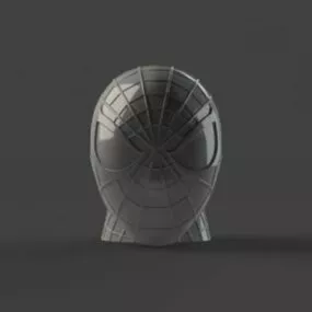 Spiderman Head Ssculpt 3d model