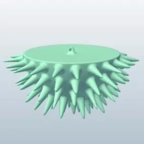 Spiked Hemisphere Shaped 3d model