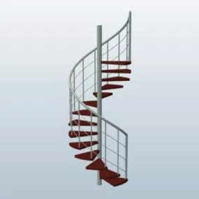 Spiral Stairs 3d model