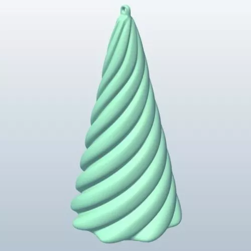 Spiral Twist Shaped 3d model Spiral Twist Shaped 3d model