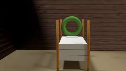 Sponge Bed 3d model Sponge Bed 3d model