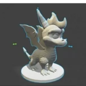Spyro Character 3d model