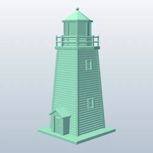 Brick Lighthouse 3d model Brick Lighthouse 3d model