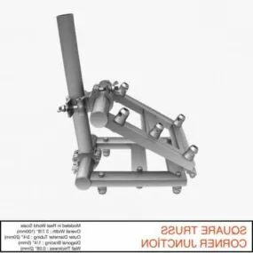 Industrial Square Truss Corner 3d model