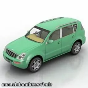 Ssangyong Rexton Korean Car 3d model