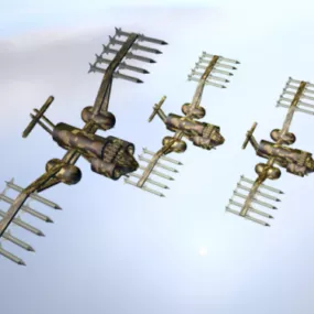 St3 Attact Aircraft 3d model