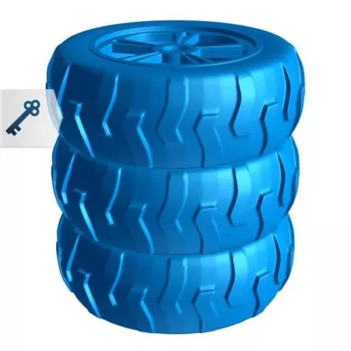 Stacked Tires 3d model Stacked Tires 3d model