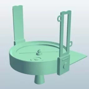 Staff Compass 3d model