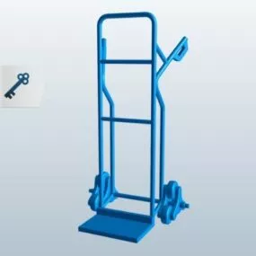 Stair Climber Trolley Cart 3d model