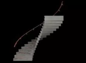 Twist Stairs 3d model