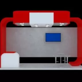 Stand Single Design 3d model