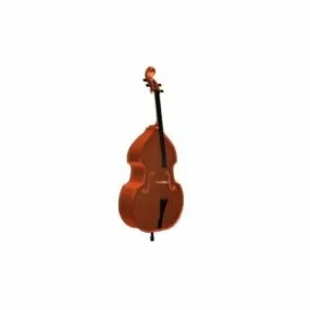Contrabass Instrument 3d model