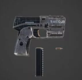 Laser Pistol 3d model