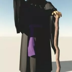 Character Star Wars Emperor 3d model