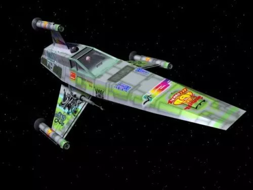Futuristic Spaceship Bonaventure Class 3d model