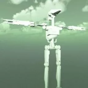 Star Wars Bd-droid Robot 3d model