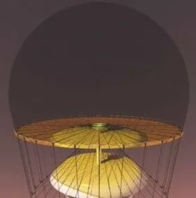 Star Wars Air Balloon 3d model