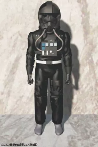 Jet Pilot On Chair 3d model