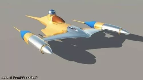 Space Dock Futuristic Spacecraft Station 3d model