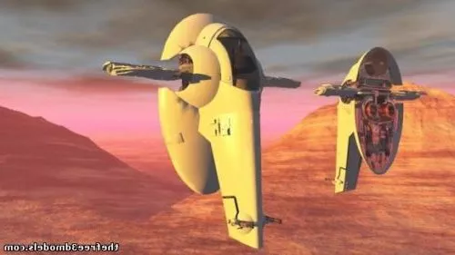 New Generation Star Spaceship 3d model