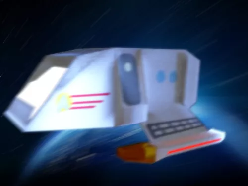 Cartoon Fighter Airplane 3d model