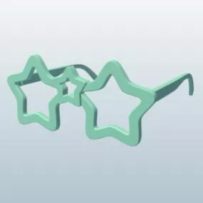 Stars Glasses 3d model